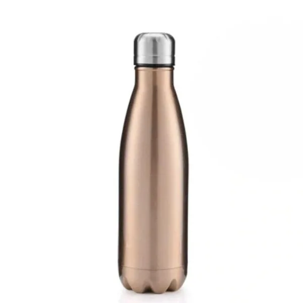bouteille en acier inoxydable marron 500ml