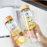 conteneur en verre transparent