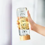 flasque transparente pour boissons