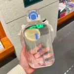 gourde écologique transparente