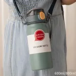 gourde portable avec bandoulière