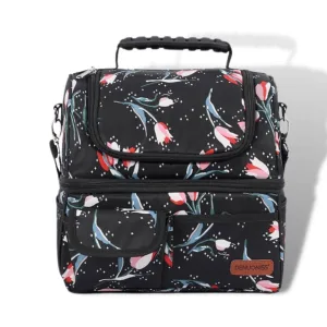 Petit Sac Isotherme à Fleurs