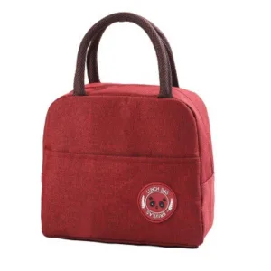 Petit Sac Isotherme Rouge pour Repas