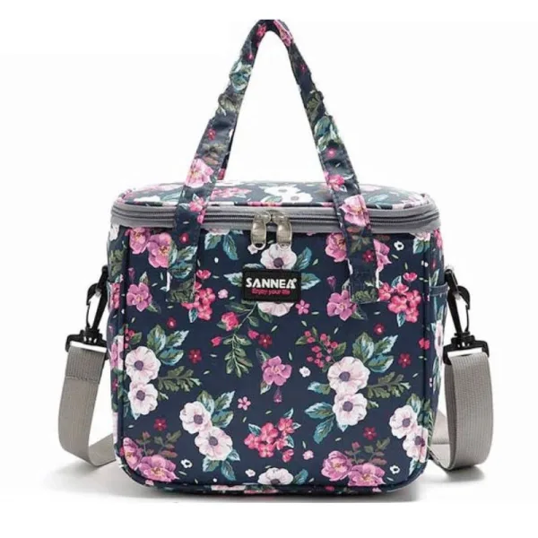 sac 7 litres repas design fleuri