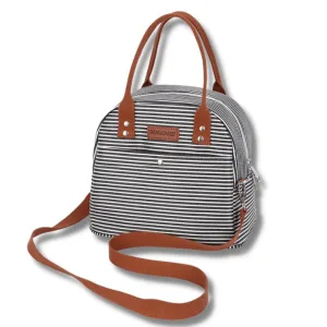 Sac à Déjeuner Isotherme à Rayures