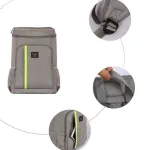 sac à dos gris pour aliments