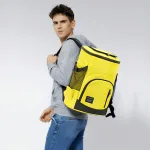 sac à dos jaune pour boissons