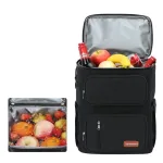 sac à dos noir pour le camping