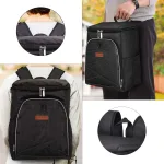 sac à dos noir pour transport de nourriture