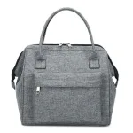 Sac à Main Isotherme Repas Gris
