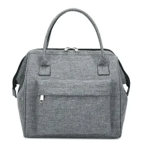 Sac à Main Isotherme Repas Gris