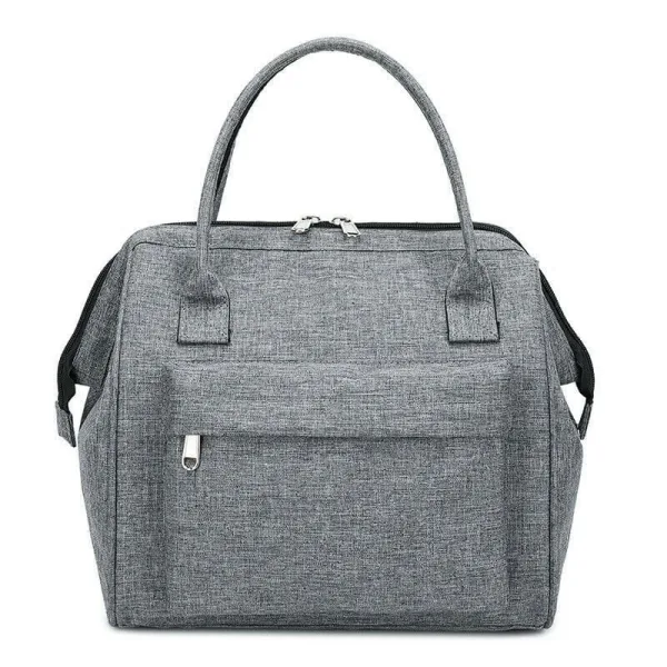 Sac à Main Isotherme Repas Gris
