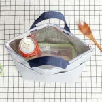 sac cabas en tissu isotherme gris