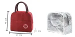 sac de repas isotherme rouge