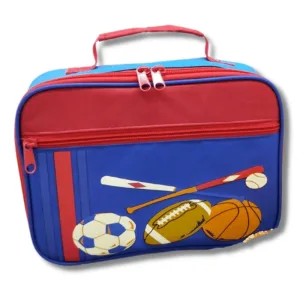 Sac Isotherme Enfant Rouge et Bleu motif Sport