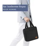 sac isotherme homme noir