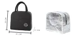 sac isotherme noir pour déjeuner