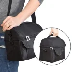 sac isotherme noir pour déjeuner