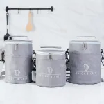 sac isotherme pour pique-nique gris