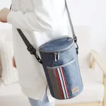 sac isotherme rond en toile