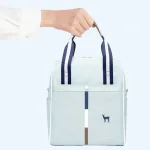 sac isotherme turquoise pour déjeuner