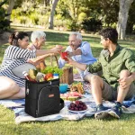sac noir 25l avec isolation thermique