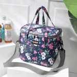sac repas isotherme 7 litres fleuri