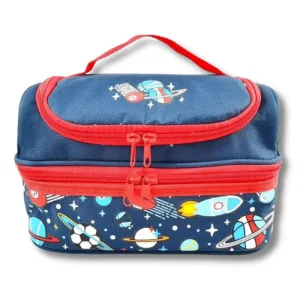 Sac Repas Isotherme Enfant 2 Compartiments imprimé Espace