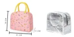 sac repas isotherme rose