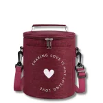 Sac Rond Isotherme Bordeaux