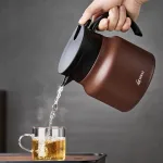 théière thermos avec couvercle hermétique