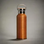 thermos en métal avec patine
