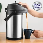 thermos pratique à pompe