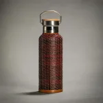 thermos rétro en acier inoxydable