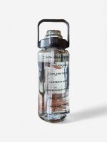 accessoire de sport grande gourde avec paille inspirante