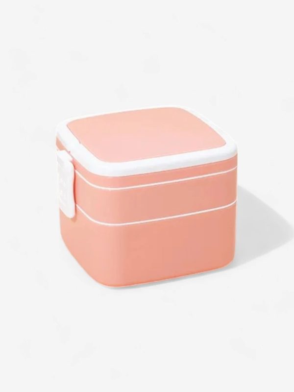 bento carré à double couche de 1l