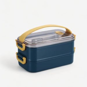 bento inox double plateau