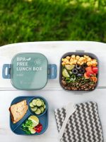 boîte à lunch bento 4 compartiments sans BPA