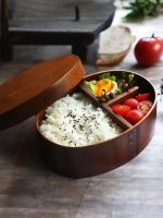 boîte bento en bois