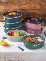 boîte repas 3 niveaux 2 L
