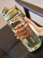 bouteille de sport en Tritan transparente