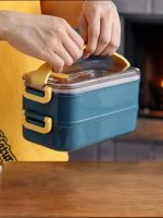 container alimentaire inox double plateau
