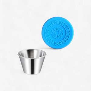 contenants pour sauce en inox de 70ml