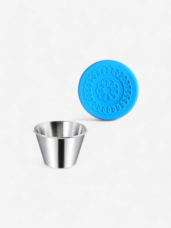 contenants pour sauce en inox de 70ml