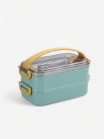 déjeuner bento inox double compartiment
