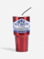 gobelet en acier inoxydable avec paille pour boissons froides