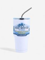 gobelet en acier inoxydable de 900ml avec paille