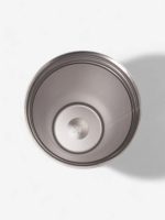 gobelet inox avec paille en or