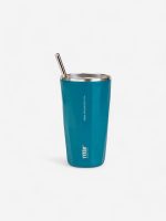 gobelet isotherme en inox 600ml avec paille rétractable