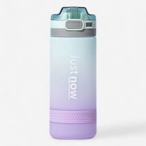gourde colorée avec paille sans BPA